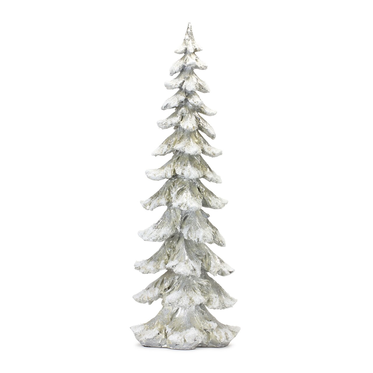 Melrose 2.25' Frosted Silver Christmas Tree Tabletop Decoration